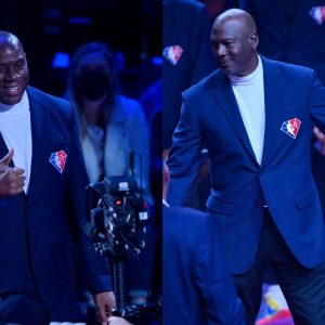 Michael Jordan never forgets to challenge his friends and former opponents, he was at it again, and Magic Johnson is in the receiving end this time.