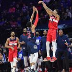 "Kyle Kuzma is playing like he is Kevin Durant": Wizards forward amazes NBA Twitter along with a Sixers beat writer, putting up a clinic against Joel Embiid and Co in a 106-103 win