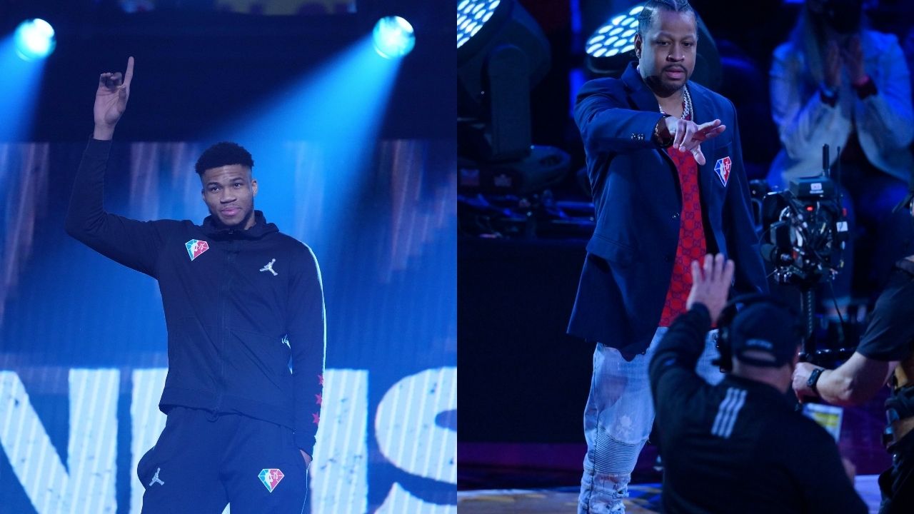 "I played basketball because of Allen Iverson, I had the cornrows and headbands": Giannis Antetokounmpo reveals having a fan moment with The Answer at the All-Star weekend in Cleveland