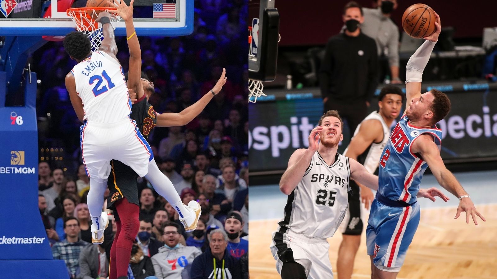 "I used to fantasize of seeing Griffin throw the ball in the basket without touching the rim": Joel Embiid reminds fans and his teammate of 'Lob City' Clippers turning into Blake Griffin and Chris Paul in one game