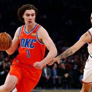 “Josh Giddey eclipses Magic Johnson, Luka Doncic for MSG record!" OKC rookie etches his name into history books as he becomes the youngest player to record a triple-double against the Knicks