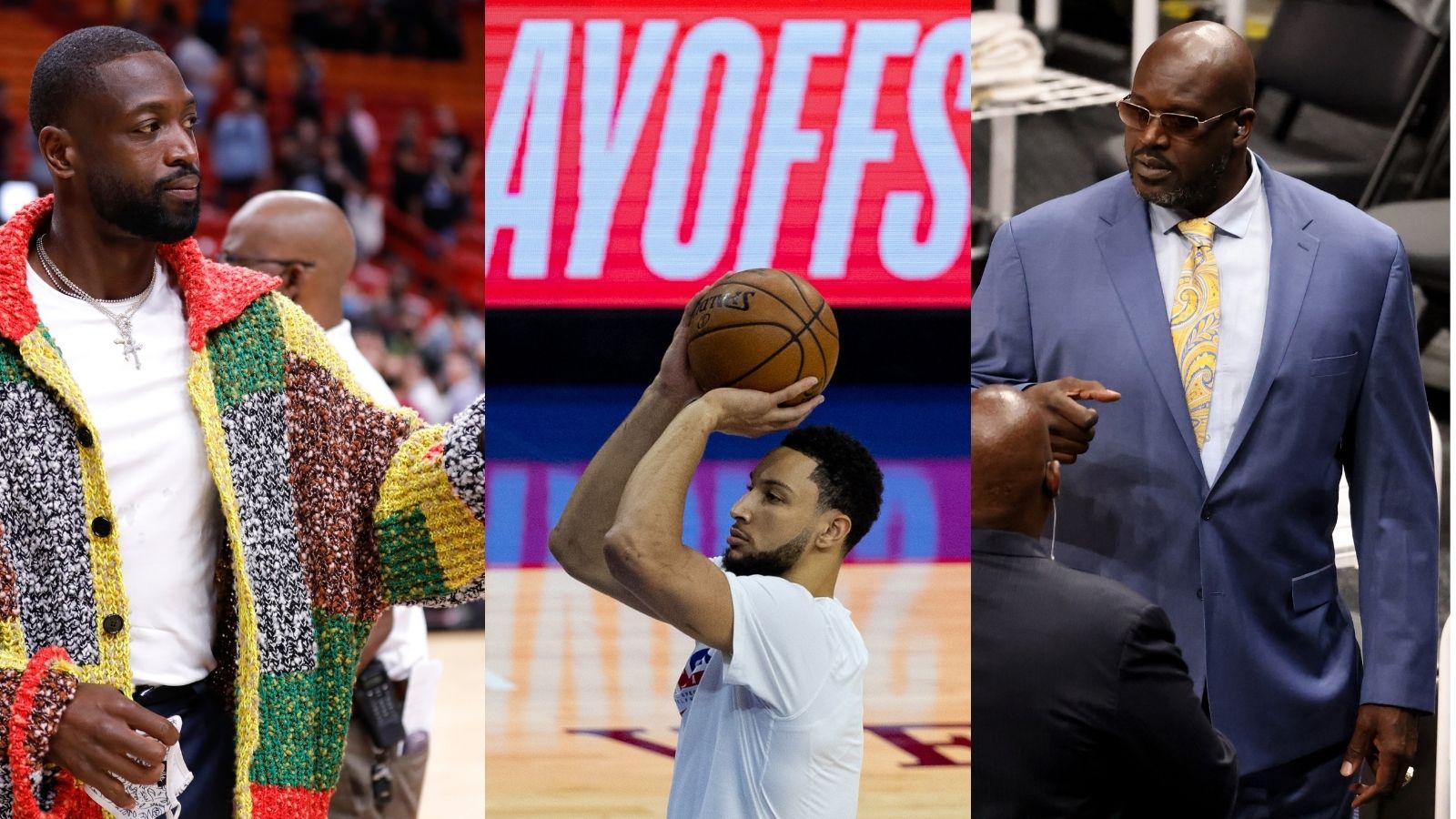 "If Ben Simmons do what he do at the max, it doesn't matter about the jump shooting": Dwyane Wade and Shaquille O'Neal want the new Nets guard to be himself while playing alongside KD and Kyrie