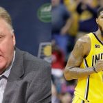 “Larry Bird walked into practice, hit 15 shots in a row, and left as if nothing happened!”: Paul George recalls the time when the former Celtics legend just showed up to the gym and put on a shooting clinic, leaving the former Pacer star and his teammates speechless