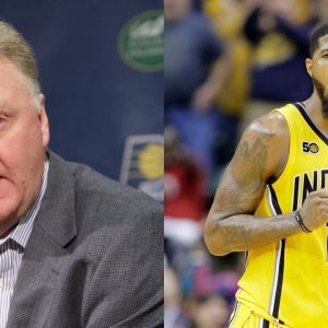 “Larry Bird walked into practice, hit 15 shots in a row, and left as if nothing happened!”: Paul George recalls the time when the former Celtics legend just showed up to the gym and put on a shooting clinic, leaving the former Pacer star and his teammates speechless