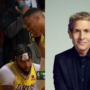 "No Russell Westbrook!!! LeBron James and Anthony Davis are inconsolable, they're stuck playing with you": Skip Bayless mocks the former MVP for a recent gesture towards his teammates