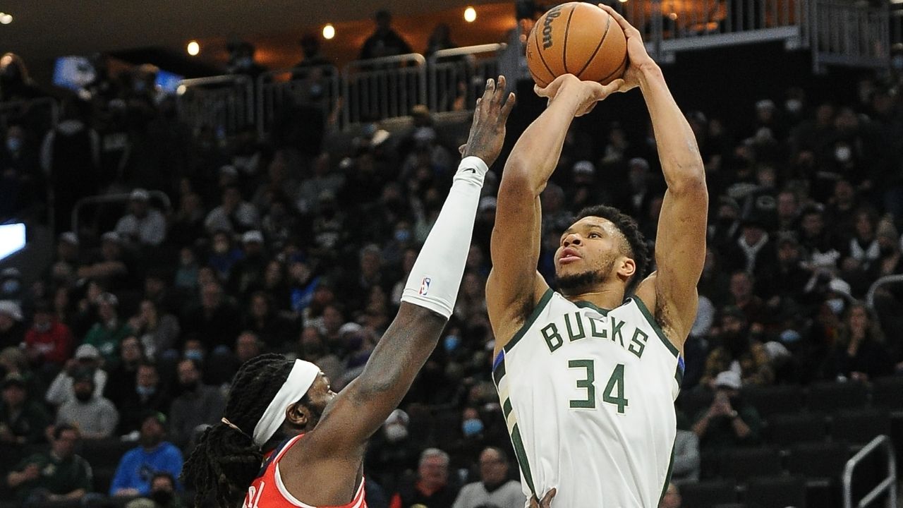 "Montrezl Harrell almost ended Giannis' career!": NBA Twitter erupts as the Wizards star commits egregious hard foul on Bucks star, almost causing tragedy