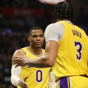 "We don’t care if you miss everything Russell Westbrook, just play!!!": Anthony Davis and Frank Vogel have separate views on the Lakers point guard after a disastrous game against the Knicks