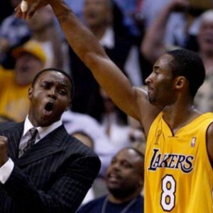 "Yes, I play basketball and I am going to be a superstar one day": An 8th grader Kobe Bryant was unfazed in answering the future three peat winners Horace Grant and Michael Jordan