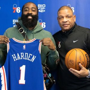 "Originally, Philly was my first choice": James Harden drops a truth bomb on his recent departure from Brooklyn, singing praises of the Sixers fans and head coach Doc Rivers