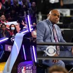 "Just wave your hands like you just don't care, that's the way Chuck played defense": Charles Barkley indulges in some self-deprecating humor, comparing his defense to the shot-blocking machine at The Skills Challenge