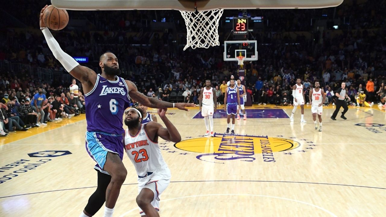 "GUTLESS LEBRON JAMES WITH NO CLUTCH GENE! LeTRASH!": Skip Bayless blasts Lakers superstar with dramatic rant despite 29 point triple-double in OT win vs Knicks