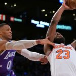 "Hopefully benching Russell Westbrook leads to him playing better!": Lakers' Head Coach Frank Vogel talks about why he benched Brodie in the OT win over the Knicks