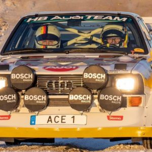 "I was begging to get into the car"- Sebastian Vettel begged to get into the passenger seat for a magical Audi ride with 1984 World Rally champion Stig Blomqvist