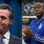 “An HIV positive guy can walk around the Rams game unmasked with 80,000 people around?”: Magic Johnson gets called out for not following COVID norms with Gavin Newsom