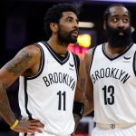 "James Harden is committed, but who know what would happen?": Nets' Kyrie Irving claims the Beard wants to stay in Brooklyn, while not ruling out possibility of a trade