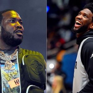 “Now that the Sixers have finally gotten rid of Ben Simmons, Joel Embiid has got to recreate the iconic shirtless dance”: An old video resurfaces of the Philly MVP wildly dancing at Meek Mill’s concert