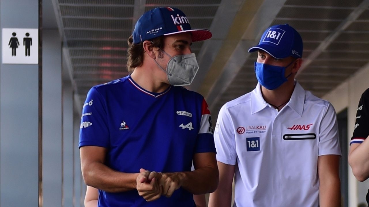 "He's a very talented driver and as a person I really like him": Fernando Alonso shares his thoughts on Haas driver Mick Schumacher