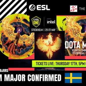ESL Dota 2 Stockholm Major confirmed on LANs for Spring Tour