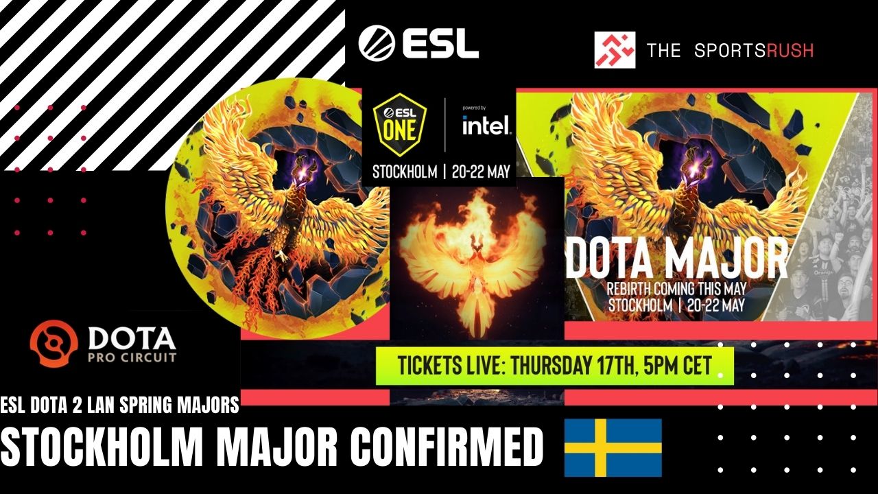 ESL Dota 2 Stockholm Major confirmed on LANs for Spring Tour