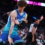 “LaMelo Ball putting that final stamp on why he should be named an All-Star”: NBA Twitter erupts as the 2021 ROTY joins LeBron James, Zion, Luka, and KD in a special feat after a career-high night vs Boston