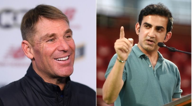 "What does Shane Warne have to say about Warner today?": When Gautam Gambhir took shots at Shane Warne over his Spirit of Cricket comments