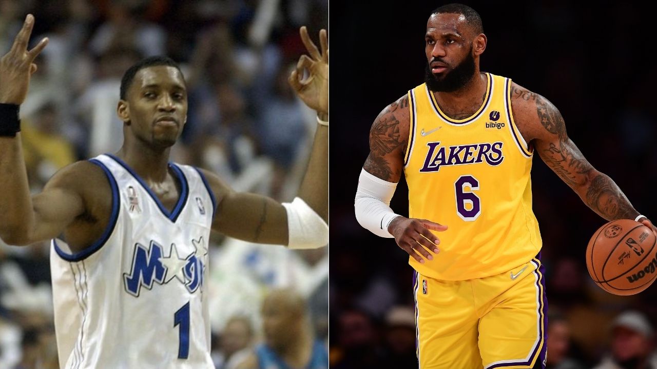 "LeBron James PE's from Adidas? Those are crazy rare!" - Tracy McGrady PEs with the King's high school inspired colorways to release soon