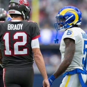 "Sorry not sorry! But you won the damn game.": Tom Brady hilariously responds to Jalen Ramsey being upset that the future HOFer completed his final TD pass on him