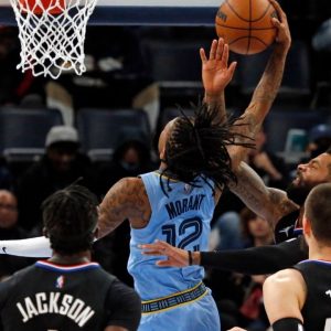 “Marcus Morris chose to practice his WWE moves on Ja Morant mid-game”: NBA Twitter reacts as the Clippers guard earns a flagrant 2 foul for taking a cheap shot at the Grizzlies star