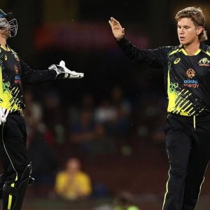 Why are Pat Cummins and Adam Zampa not playing today's 3rd T20I between Australia and Sri Lanka in Canberra?