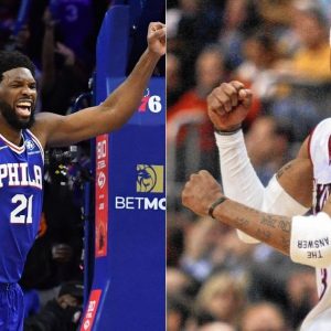 "The last time a Sixer recorded 20 straight 25-point games, he won an MVP": Joel Embiid joins Allen Iverson as the only players in Sixers history to achieve a special scoring feat