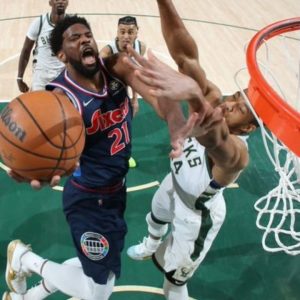 “Joel Embiid is showing Giannis Antetokounmpo who the best big man of the East is”: The 76ers leader records a 42-point double-double to get the better of the Bucks MVP in the 123-120 win