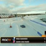 "Here comes Coulthard chasing down his teammate"– Watch David Coulthard takes on Mika Hakkinen on an ice ring