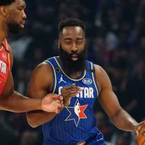 "That's like you asking me a question like, would you love playing with Stephen Curry?": Joel Embiid on potentially joining forces with James Harden