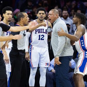 "Only Doc Rivers could start an overtime down by a point": NBA Twitter cannot stop itself from roasting Sixers' head coach while being in awe of Tyrese Maxey's 33-point night against the Grizzlies