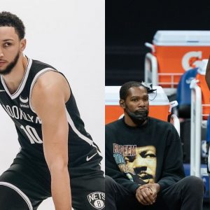 Brooklyn Nets Playoff Picture: Ben Simmons arrives at the Barclays Center with Seth Curry and Andre Drummond while James Harden departs, staring at a new-look Nets ahead of the All-Star break