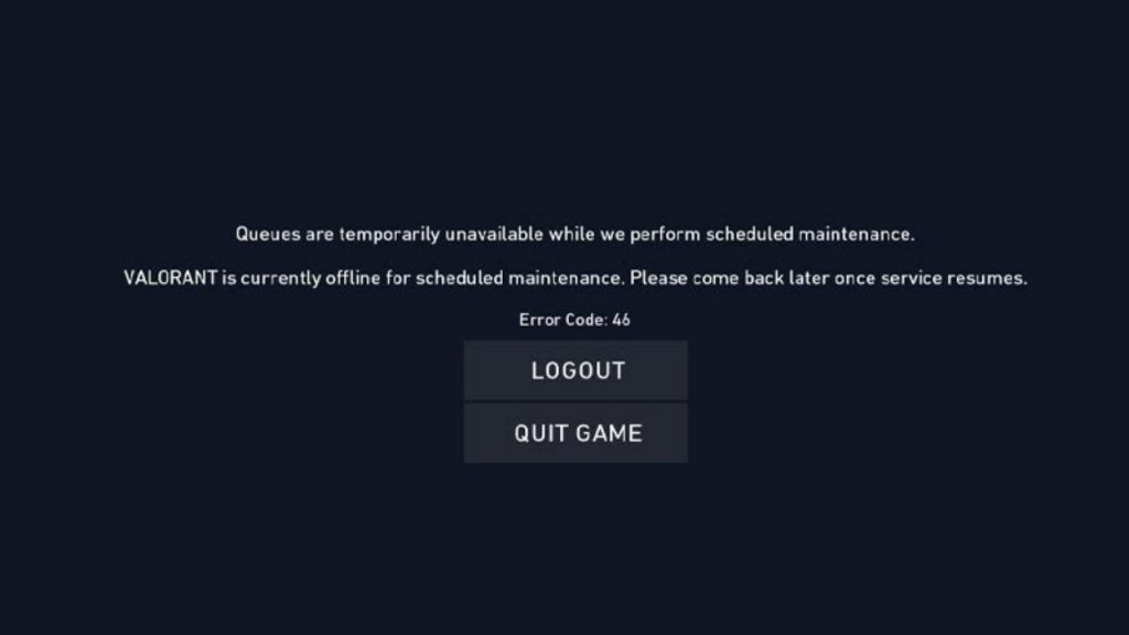 Valorant Error Code 46 and 39: What do these error codes mean and how to fix them