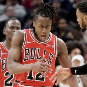 “Ayo Dosunmu out here terrorizing grown men of the Indiana Pacers!”: The rookie seals the Bulls win with an emphatic poster in his historic performance