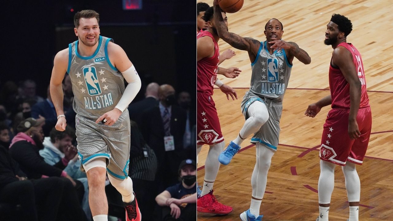 "Did you ever miss a mid-range shot in your life?": Luka Dončić is in awe of DeMar DeRozan's ability to knock down shots on a consistent basis from the spots no one takes shots anymore