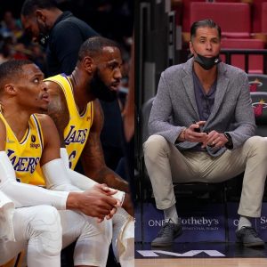 "LeBron James, Anthony Davis, and Rob Pelinka were never on the same page": ESPN reporter shuts down the rumors of Lakers duo being content with the current squad