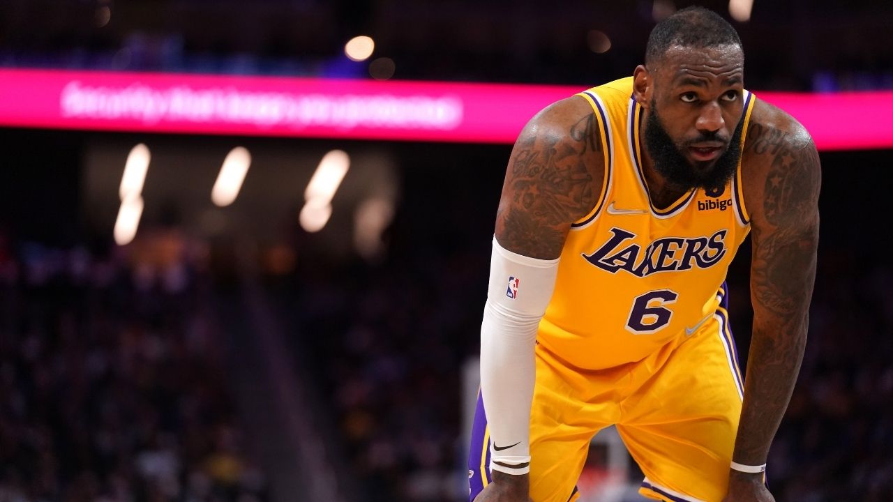 "I WISH I had that nappy 'fro back, man!": LeBron James makes a hilarious little plee to god after watching basketball camp footage from before his NBA days