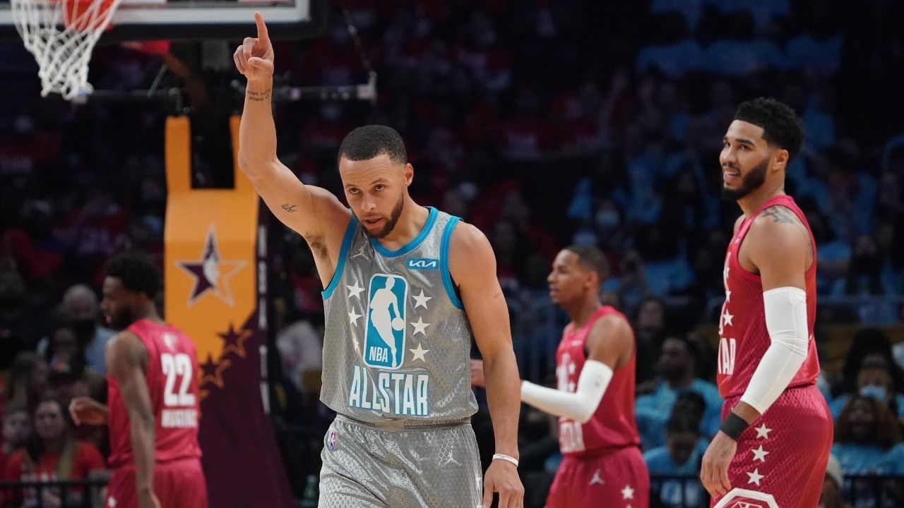 "Stephen Curry just won $558K for charity in 36 minutes!": Warriors' superstar wins the 2022 Kobe Bryant Kia NBA All-Star MVP honors, makes 16 3-pointers while doing so