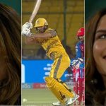 Erin Holland husband: Ben Cutting wife Erin Holland reacts worriedly as Cutting mistimes flick off Mohammad Nabi