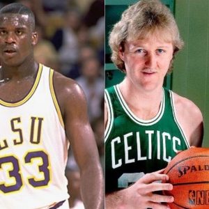 “I think Shaquille O’Neal is the best player other than Michael Jordan”: When Larry Bird and Magic Johnson rightly predicted HOF trajectory for the Lakers legend seeing him play at LSU