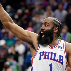 “James Harden has equaled Ben Simmons in all-time Sixers 3s made!”: ‘The Beard’ hits his patented stepbacks and overshadows the newly acquired Nets forward