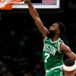 "Jaylen Brown with zero regards for Florida's stand your ground laws": NBA Twitter explodes after the Celtics star's poster on Mo Bamba in their blowout win vs Orlando