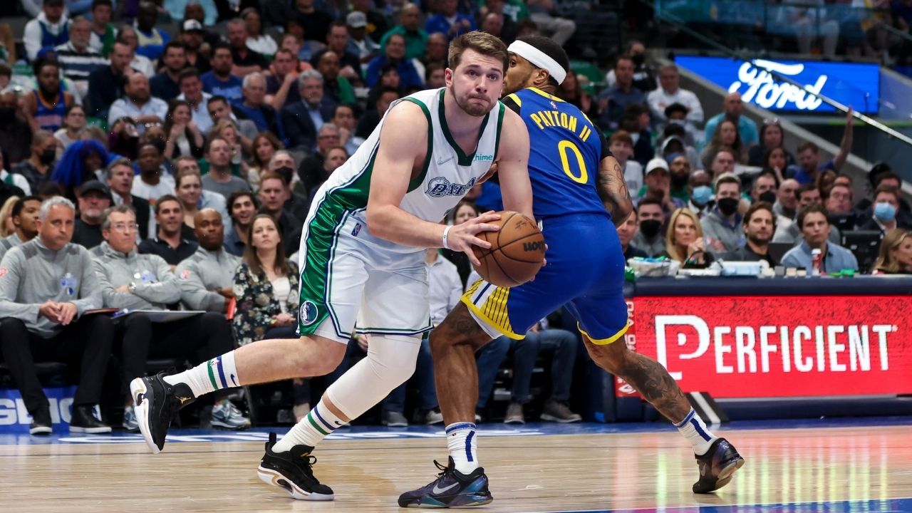 "Luka Doncic has surpassed Stephen Curry for All-NBA First Team discussions": NBA Twitter lauds the Mavericks superstar and MVP candidate after a 41/10/9 statline in a dub against the Dubs