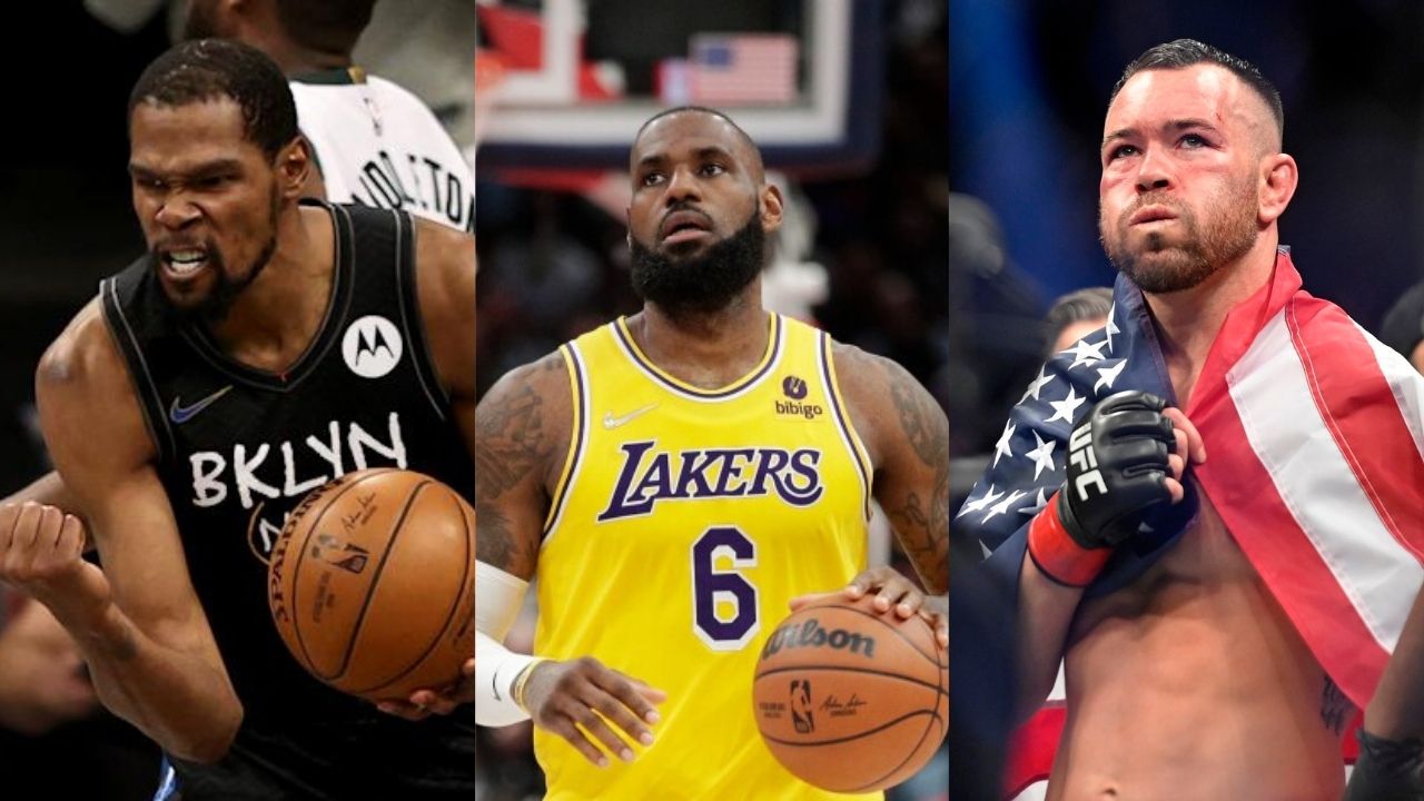 Colby Covington Kevin Durant LeBron James