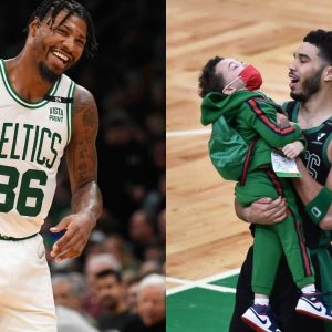 "Deuce Tatum is always trying to attack me!": Marcus Smart reveals his love-hate relationship with Jayson Tatum's son