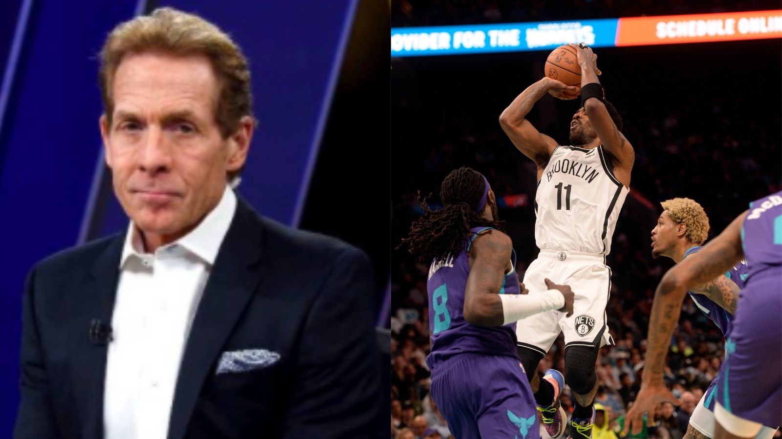 "50 points on 15-of-19?! Kyrie Irving is extraordinarily gifted but frustrating..": Skip Bayless cannot swallow the fact that the Nets star chooses to miss half of his team's games