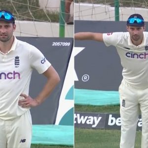 "That's typical Mark Wood": Mark Wood hilariously joins England's team huddle from a distance in Antigua Test